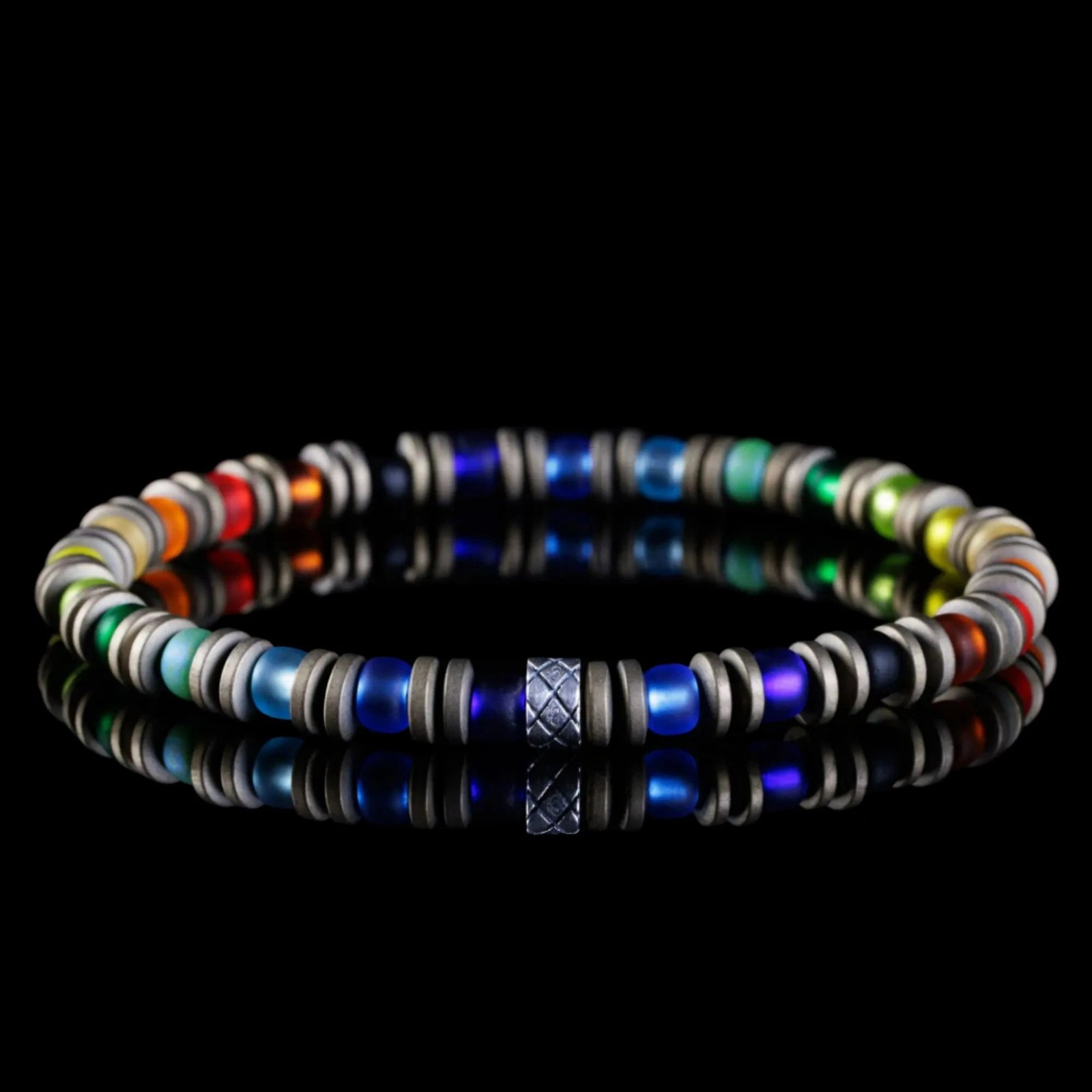 12.jpg Hematite Bronze Bracelet VI (6mm) - 图片 1