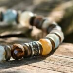 Lemurian Aquatine Calcite Bracelet III (6.5-7mm) - 图片 3
