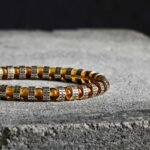 Armored Baltic Amber Bracelet III (6mm) - 图片 3