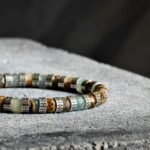 Armored Lemurian Aquatine Calcite Bracelet IV (7mm) - 图片 3