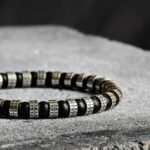 Armored Matte Onyx Bracelet VII (6mm) - 图片 3