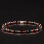 Carnelian - Black Bracelet I (4mm) - 图片 4
