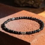 Black Tourmaline - Cube Bracelet IV (4mm) - 图片 4