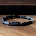 Raw Black Tourmaline Bracelet XXI (14-15mm) - 图片 3
