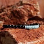 Blue Larimar - Black Tourmaline Bracelet II (6mm) - 图片 4
