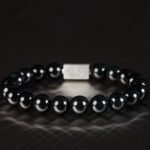 Burmese Black Jade Bracelet III (10mm) - 图片 5