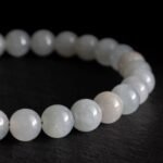 Burmese Grey Green Jade Bracelet XX (7mm) - 图片 4