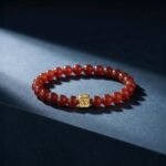 Carnelian Gold Vermeil Bracelet I (8mm) - 图片 3