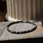 Dalmatian Jasper - Black Bracelet II (4mm) - 图片 3
