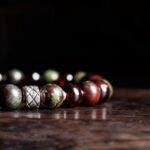 Dragon Blood Jasper - Red Garnet Bracelet X (6mm) - 图片 3