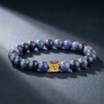 Dumortierite Gold Vermeil Bracelet I (8mm) - 图片 3