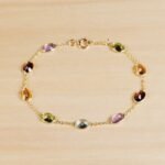 Yellow Gold Multicolor Bracelet III (7x5mm) - 图片 4