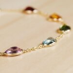 Yellow Gold Multicolor Bracelet III (7x5mm) - 图片 5
