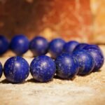 Matte Lapis Lazuli Bracelet X (10mm) - 图片 3