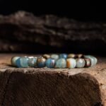 Lemurian Aquatine Calcite Bracelet I (8mm) - 图片 3