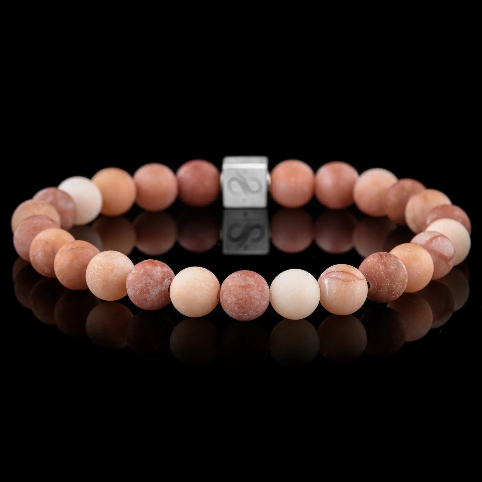 Multicolor Orange Aventurine Bracelet I (8mm) - 图片 1