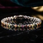Multicolor Tourmaline - Silver Tennis Bracelet II - 图片 5