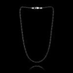 Black Onyx Necklace V (4mm) - 图片 3