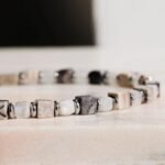 Porcelain Jasper - White Moonstone Bracelet I (4mm) - 图片 3