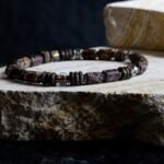 Red Leopard Skin Jasper Bracelet II (6mm) - 图片 3