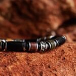 Red Creek Jasper - Ebony Wood Bracelet I (6mm) - 图片 2