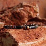 Red Creek Jasper - Ebony Wood Bracelet I (6mm) - 图片 3