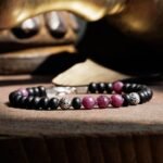 Ruby - Black Onyx Bracelet I (6mm) - 图片 3