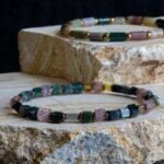 Strawberry Quartz - Indian Agate Bracelet I (4mm) - 图片 3