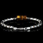 Tiger Eye - Hematite Bracelet XXI (6-9mm) - 图片 3