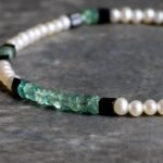 White Pearl - Emerald Bracelet II (2.5-3mm) - 图片 4