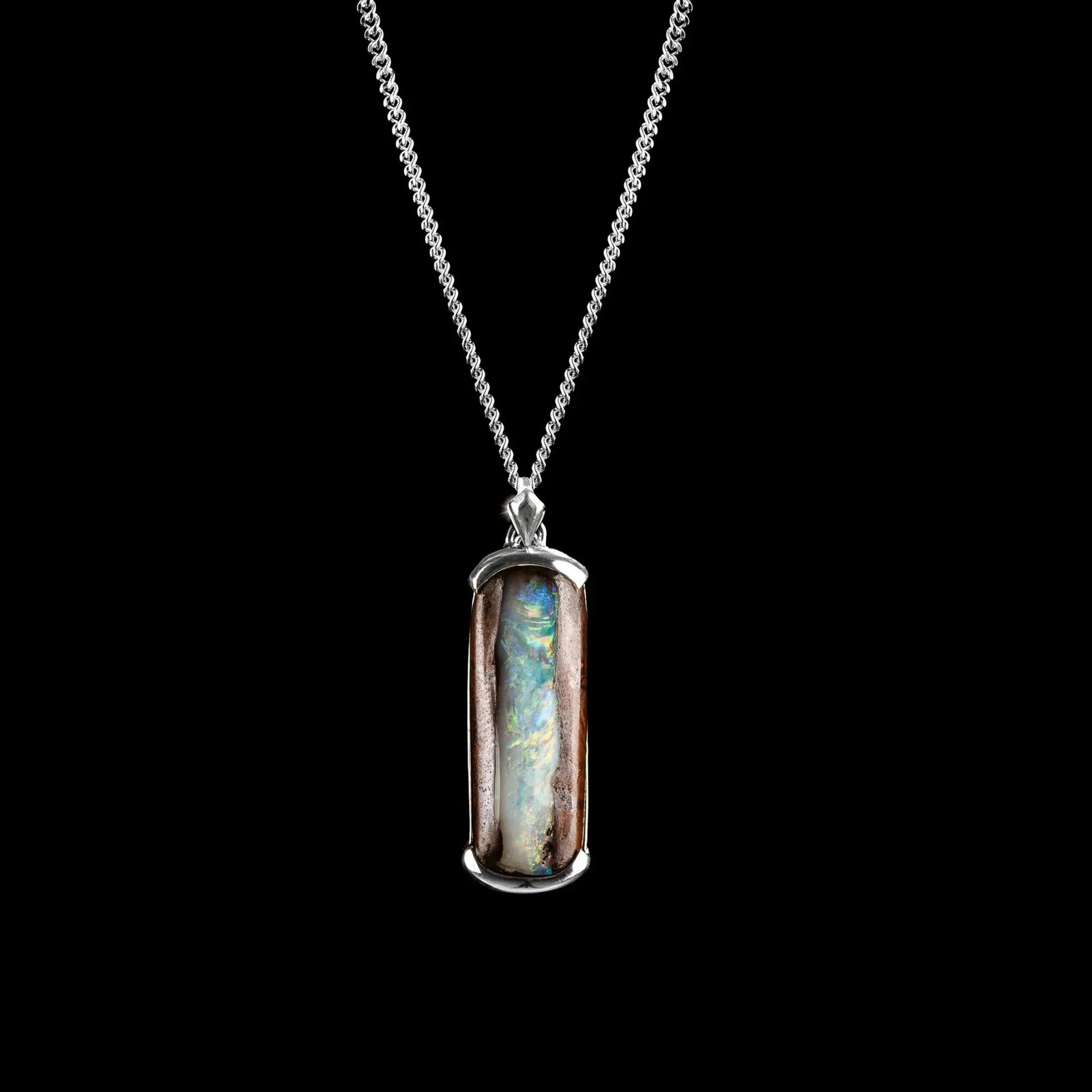 australian-boulder-opal-pendant-16-27ct-xix.jpg Australian Boulder Opal Pendant 16.27ct (XIX) - 图片 1