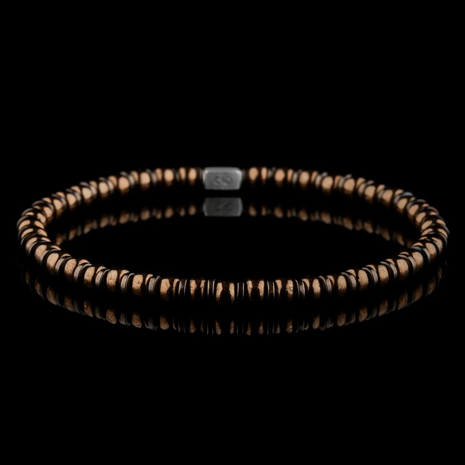 square1-Hematite-MetallicBrownBraceletXX_4mm_1.jpg Hematite - Metallic Brown Bracelet XX (4mm) - 图片 1