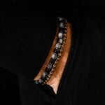 Black Onyx - Hematite Cube bracelet II (4mm) - 图片 6