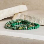 Hematite Mixed Blue/Green Bracelet I (4mm) - 图片 4