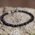 Black Tourmaline - Cube Bracelet IV (4mm) - 图片 6