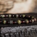 Dragon Blood Jasper - Red Garnet Bracelet X (6mm) - 图片 5