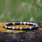 Hematite - Grey/White Bracelet I (6mm) - 图片 3