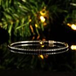 Silver - Hematite Bracelet V (3mm) - 图片 3