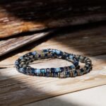Hematite Bronze - Blue Bracelet I (6mm) - 图片 3