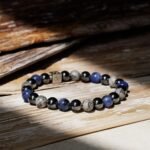 Sodalite-Picasso Jasper-Hematite Bracelet I (8mm) - 图片 3