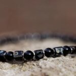 Black Tourmaline - Cube Bracelet IV (4mm) - 图片 7
