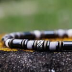 Hematite - Grey/White Bracelet I (6mm) - 图片 4