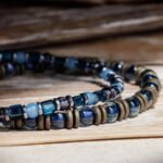 Hematite Bronze - Blue Bracelet I (6mm) - 图片 4