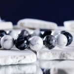 Picasso Jasper-Snowflake Obsidian-Howlite Bracelet I (8mm) - 图片 5