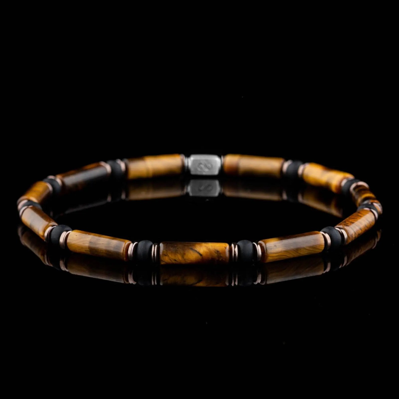 tiger-eye-bracelet-for-men-iv-4mm-hero.jpg Tiger Eye Bracelet IV (4mm) - 图片 1
