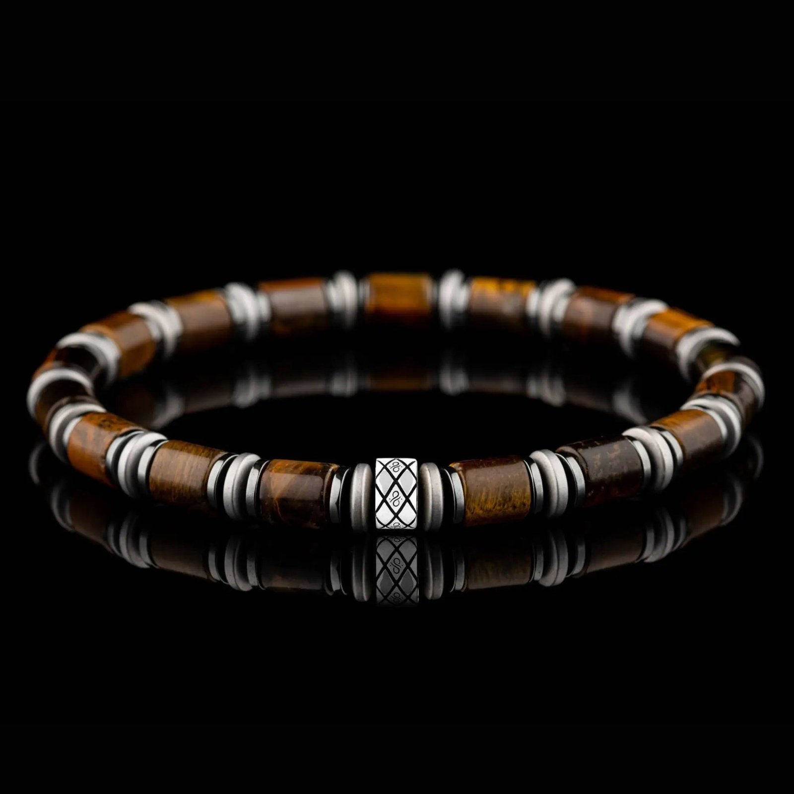 tiger-eye-bracelet-for-men-ix-6mm-hero.jpg Tiger Eye Bracelet IX (6mm) - 图片 1