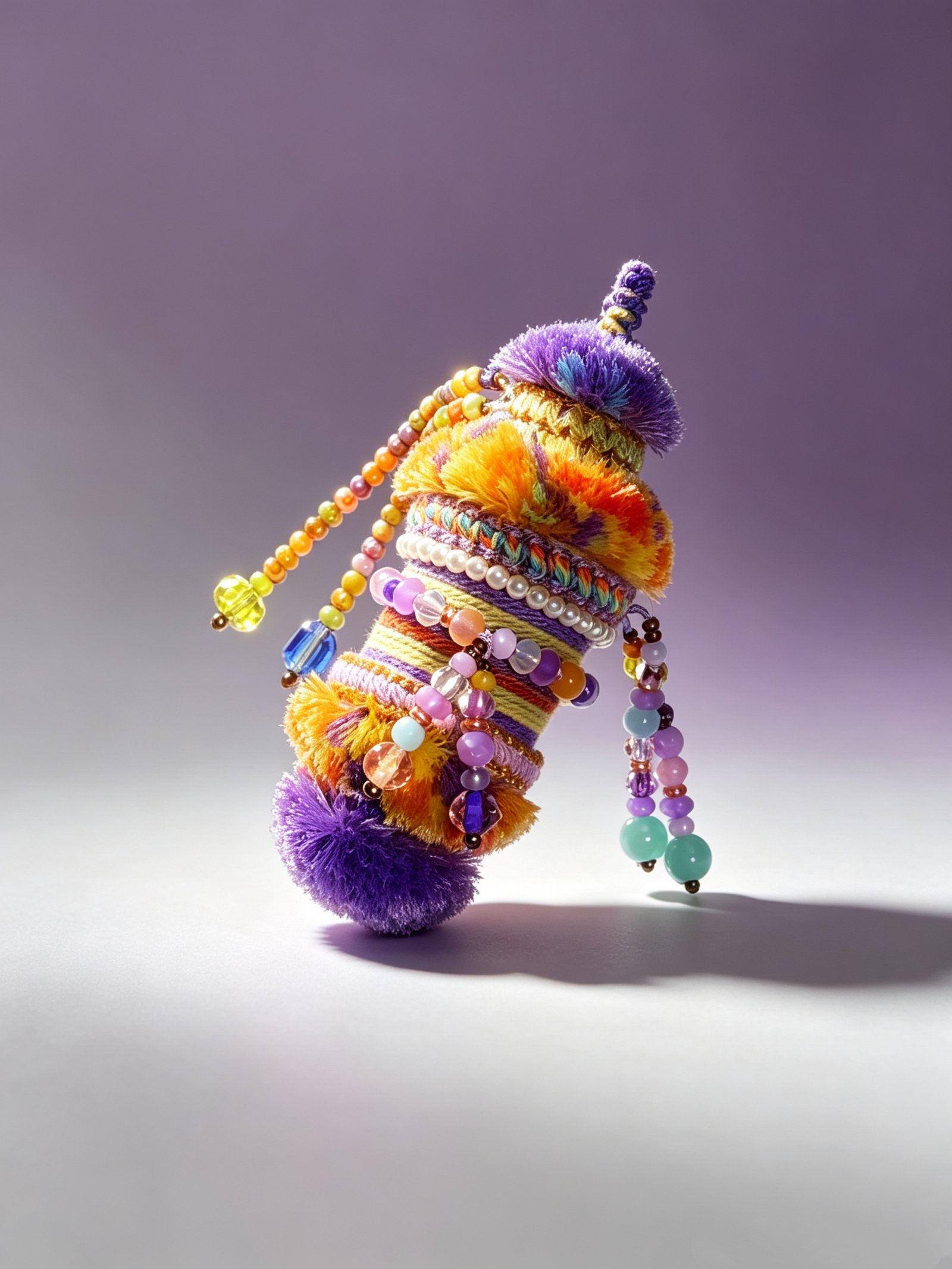 50cfa294c1963056901768e68513a545 Woven Spool Charm -Twilight Bloom(One of a kind) - Image 1