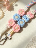 Woven Phone Charm—Sugar Blossom - Image 3