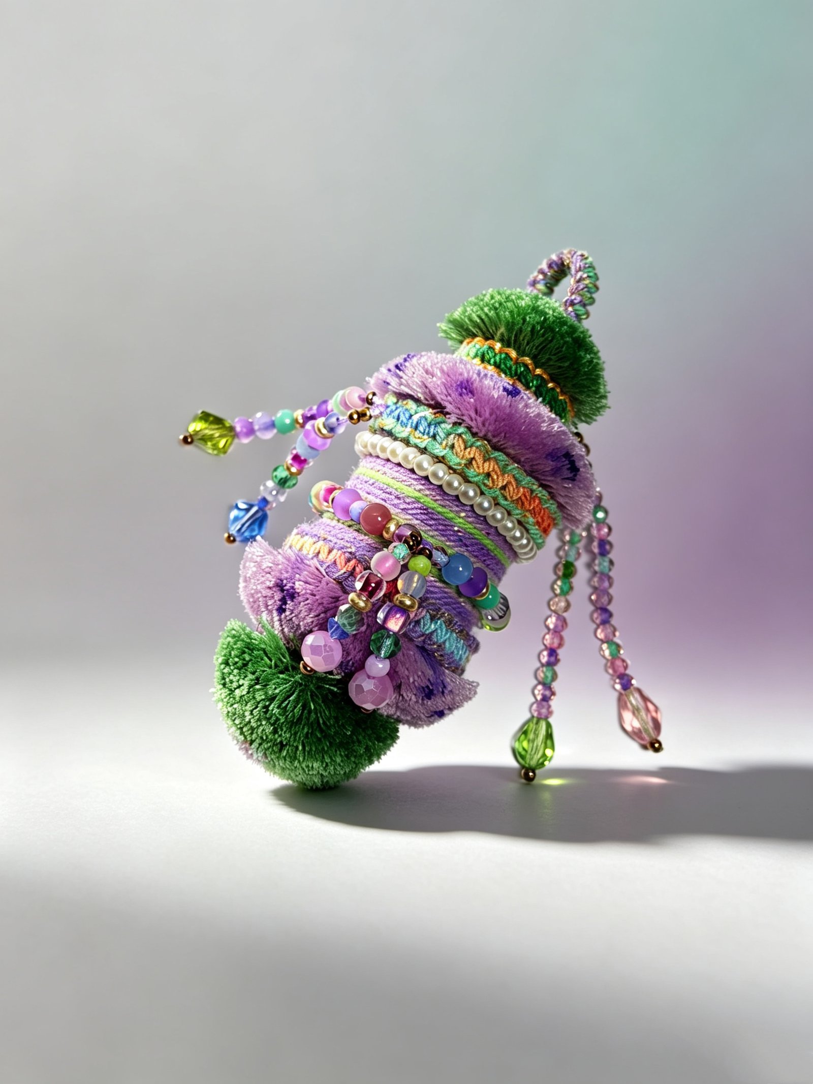 b70144757cc3e1693809b5ca70cd172d Woven Spool Charm -Violet Hush(One of a kind) - Image 1